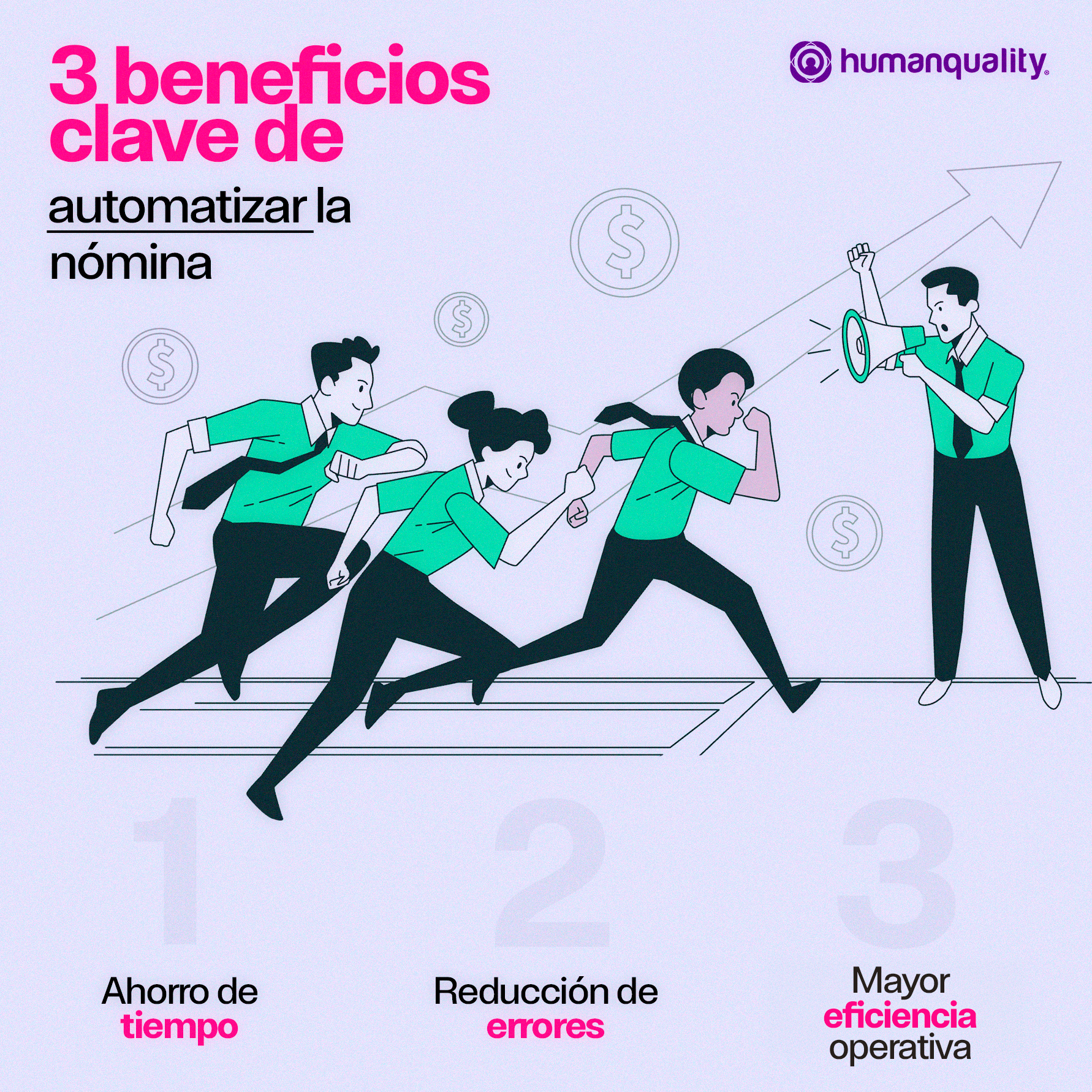 Beneficios clave de automizar la nomina