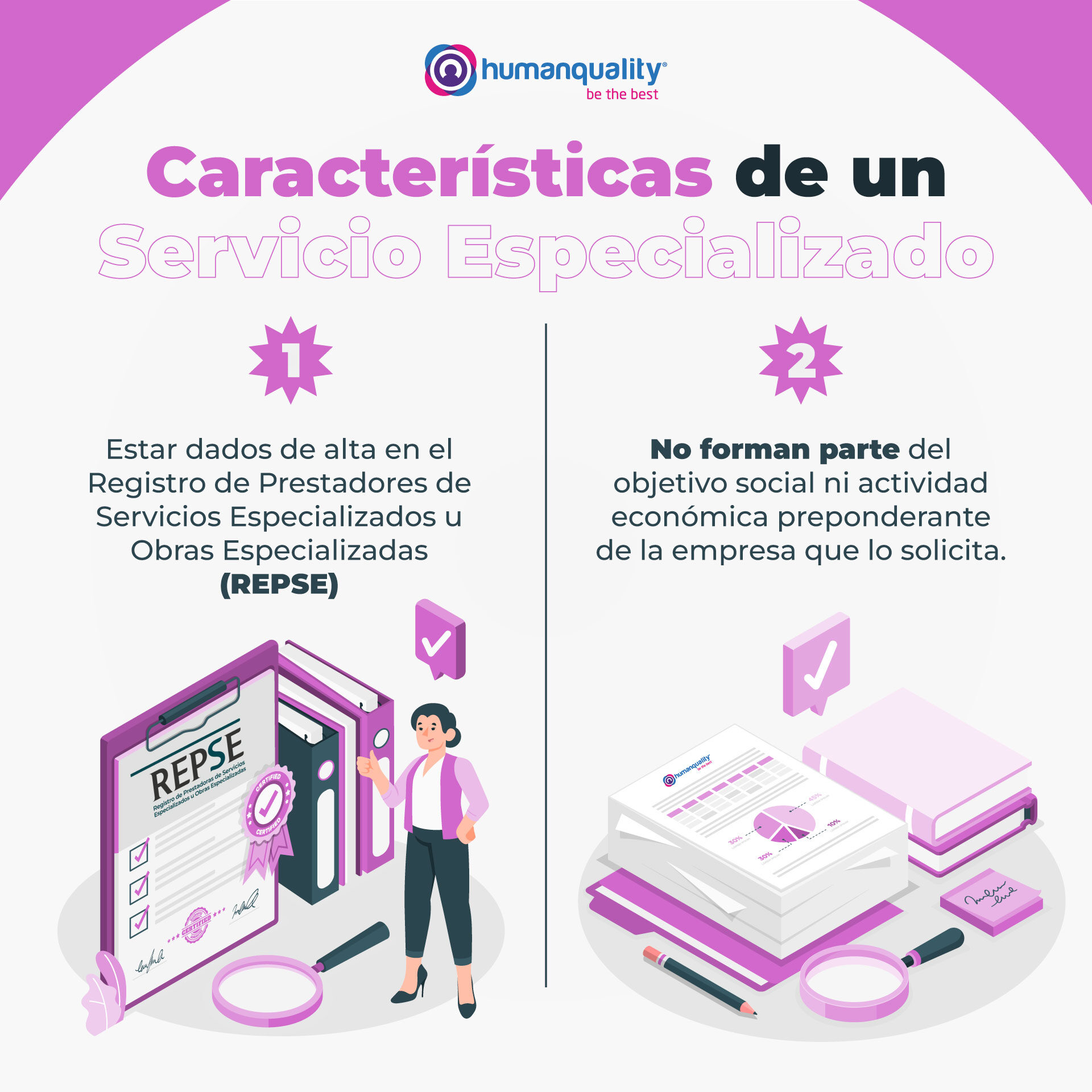 Caracteristicas de un Servicio Especializado