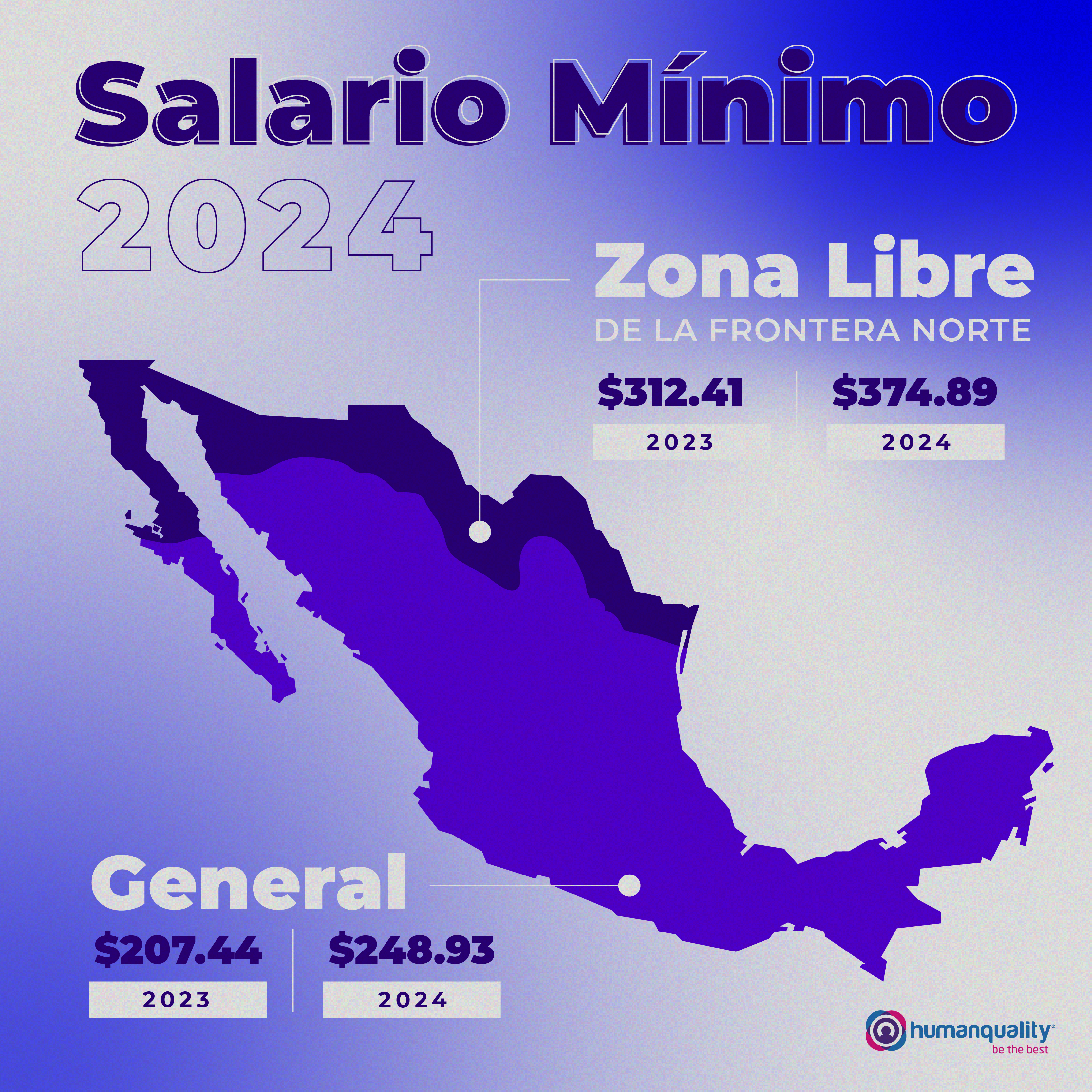 Infografía Aumento del Salario Mínimo para el 2024 