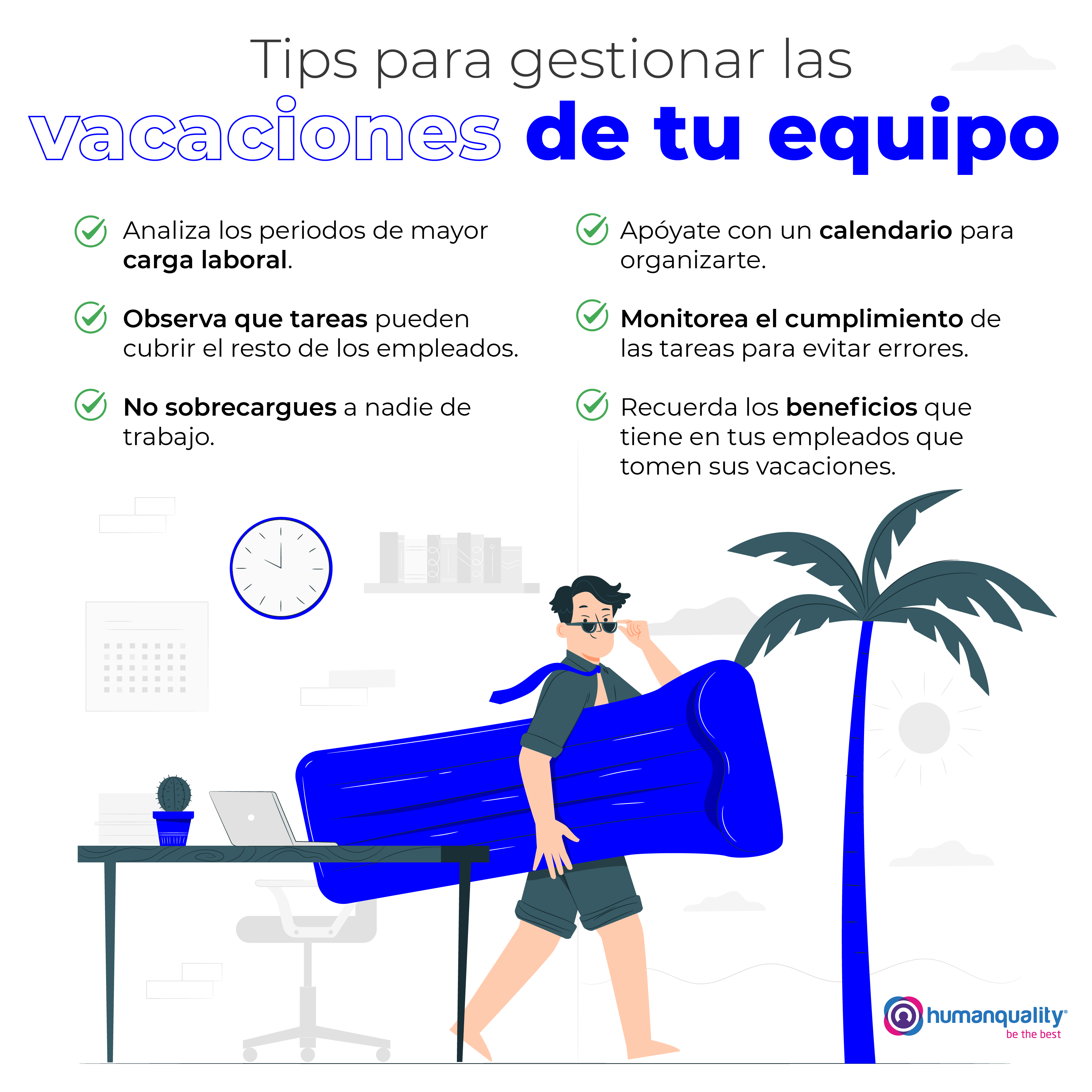tips para planificar las vacaciones